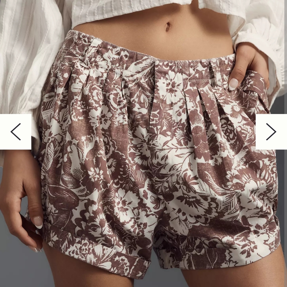 Floral Print Women's Shorts
